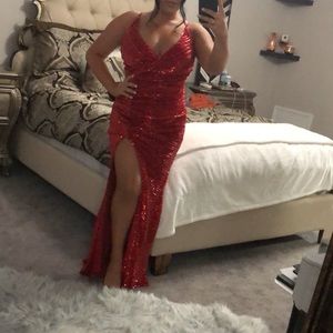 Sexy evening gown